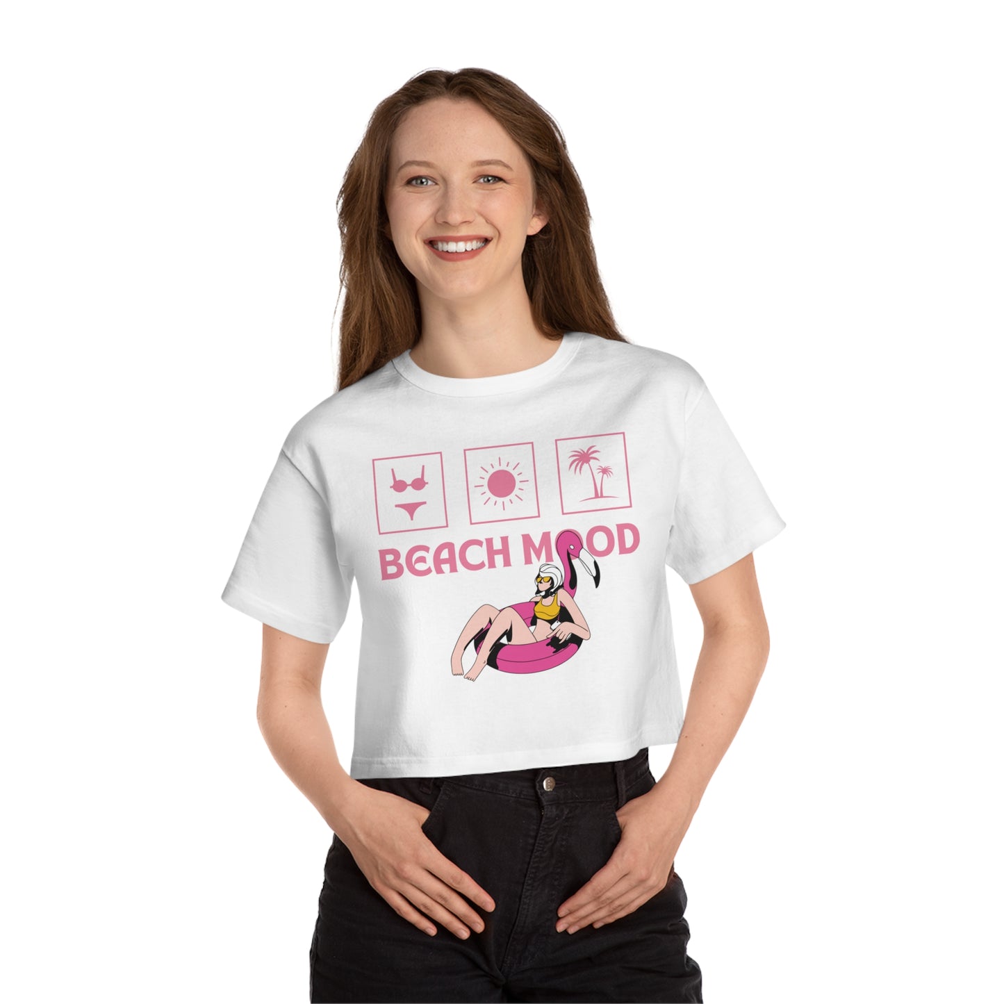 Cropped graphic T-Shirt-Girls-Teens