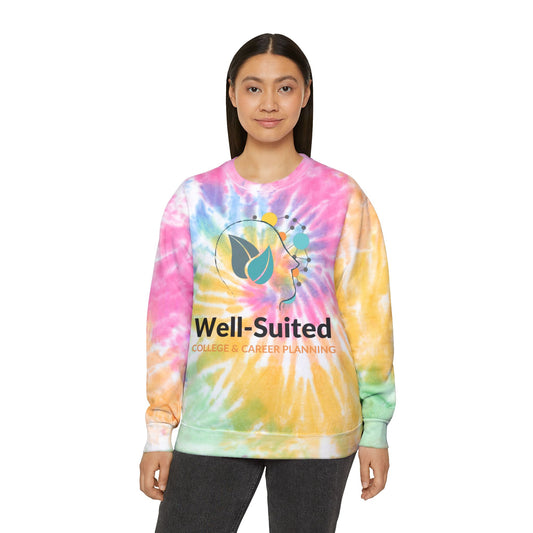 Well-Suited Unisex Tie-Dye Sweatshirt