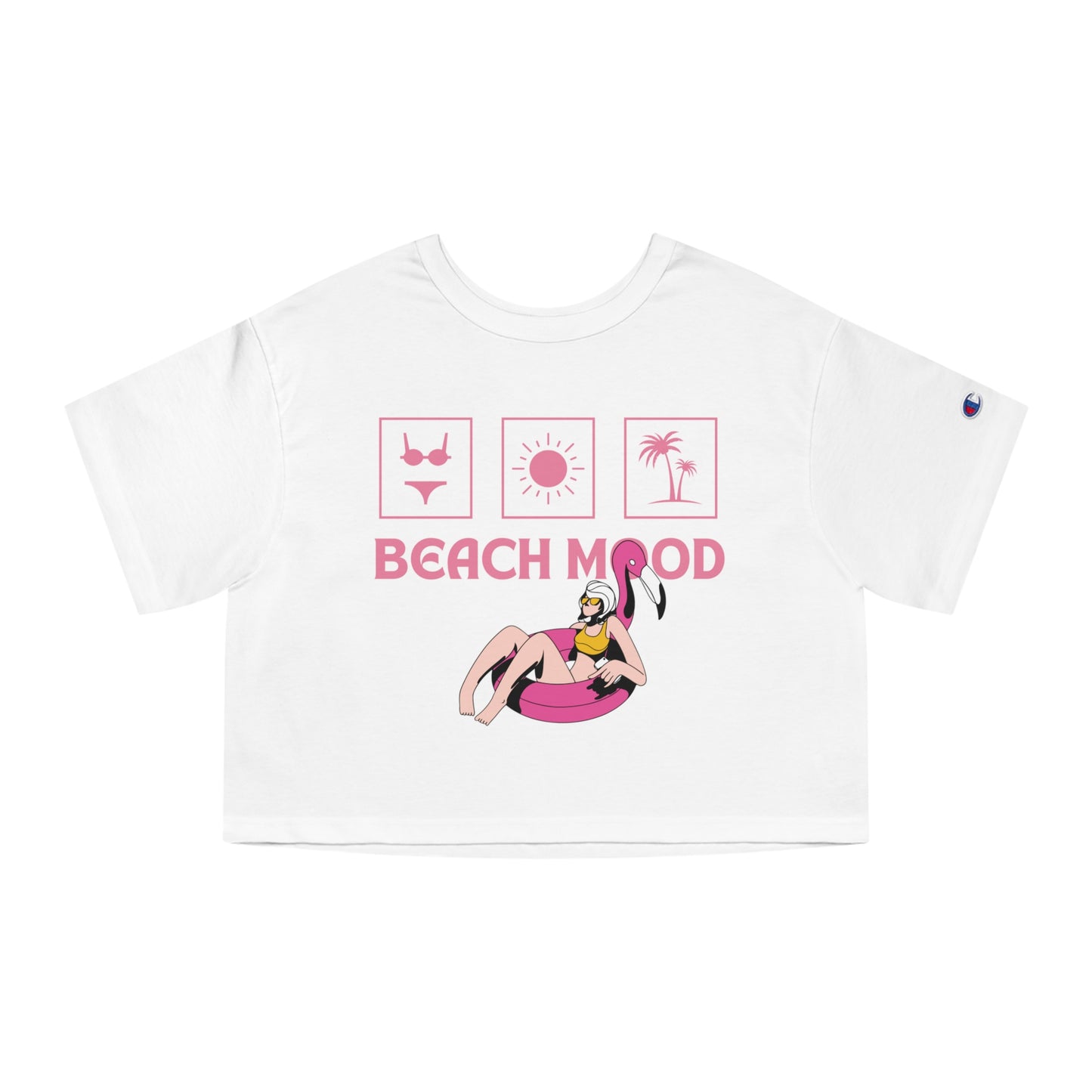 Cropped graphic T-Shirt-Girls-Teens
