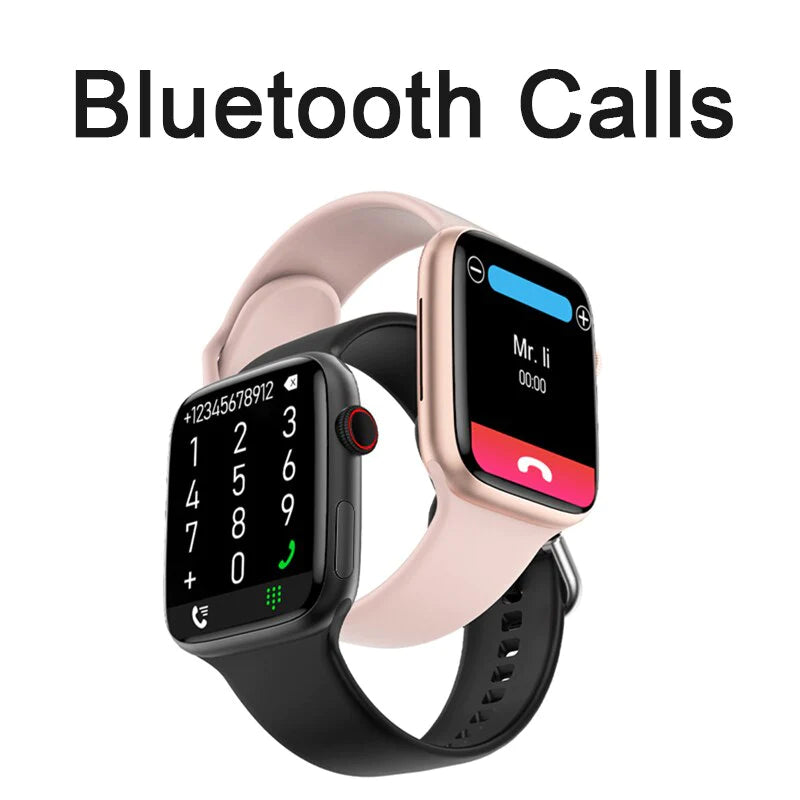 1.9 Inch HD Screen Smart Watch Series 7 Smartwatch Bluetooth Calls Wireless Charging Men Women Fitness Bracelet